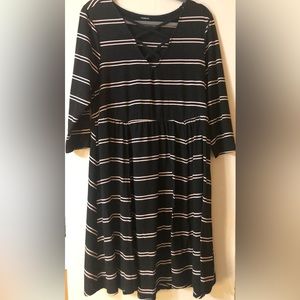 Torrid striped dress (size 1)